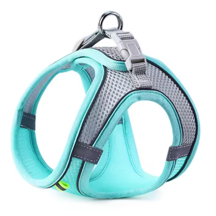 Harnés Ajustable Para Gatos Y Perros Reflectante Y Transpirable Con Correa Para Pecho Para Caminar Al Aire Libre Para Perros Pequeños Y Medianos - 1