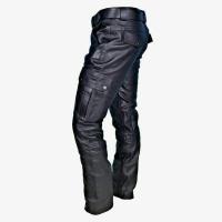 Nuevos pantalones de cuero casuales de PU de color sólido simple a la moda de talla grande para hombres talla S-5XL - details 3