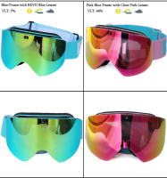 Gafas magnéticas polarizadas de doble capa para hombre y mujer, lentes de esquí antiniebla, UV400, para Snowboard, novedad de 2024 - details 15