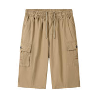 Pantalones Cortos Deportivos para Hombres CHAIFENKO Algodón Ligero y Versátil con Múltiples Bolsillos Moda de Verano Casual - details 1