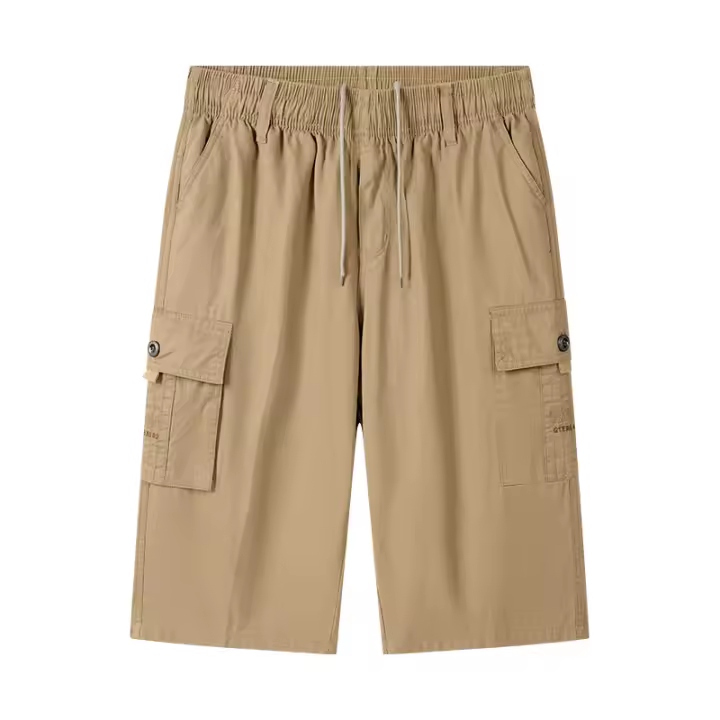 en pantalones cortos deportivos ligeros y multifuncionales para hombre con múltiples bolsillos, modernos e informales en verano. - 1