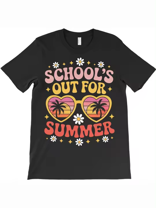 Nombre de la imagen Celebración de vacaciones de verano Camiseta Regalo para papá Manga corta con cuello redondo suave y cómoda - 230 g - 1