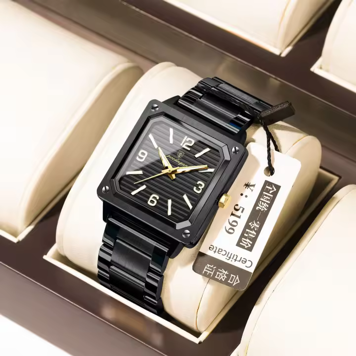 Reloj de hombre luminoso impermeable de marca suiza nuevo reloj de cuarzo de moda - 1