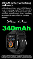 2024 Nuevo ECG+ PPG clase médica 1,96 inch, 360 * 360 AMOLED pantalla completa de HD toque Smart Watch azúcar en sangre, lípidos sanguíneos, temperatura corporal,llamada Bluetooth,IP68 impermeable Reloj Inteligente saludable Para Android IOS - details 28