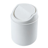 Mini Cubo de Basura de Plástico Moderno Pequeño y Compacto para Hogar, Oficina, Uso de Trabajo - details 4