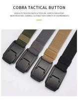 Cinturón de Nylon Rey para Hombres y Mujeres Cierre Rápido, Elástico Unisex, Marca BUNO - details 1