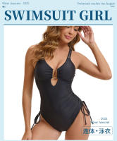 2025 nuevo traje de baño sexy de una pieza de talla grande para mujer, bañándose en aguas termales con una sensación de alta gama - details 4