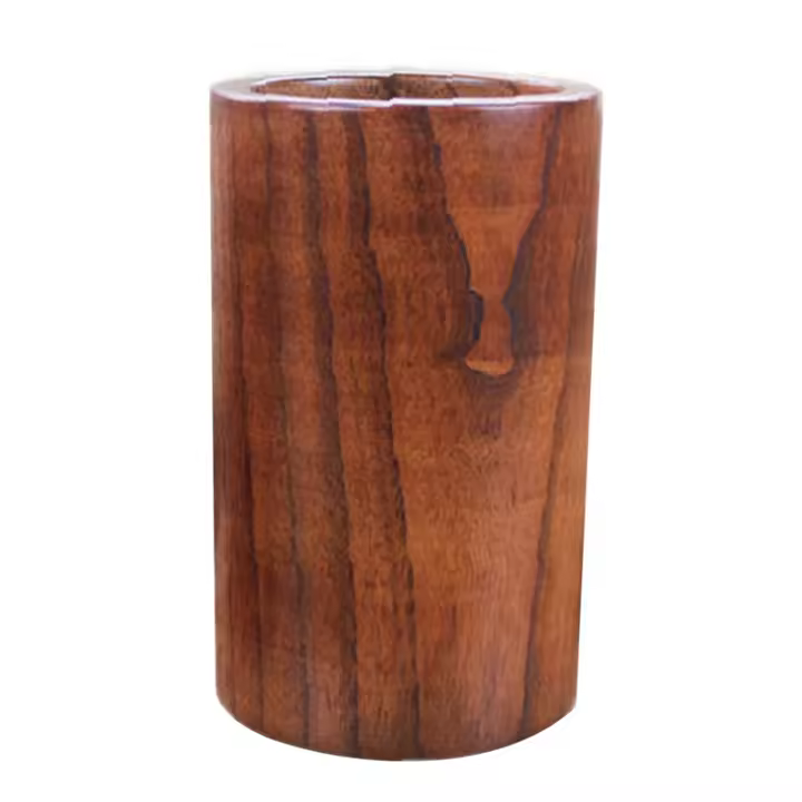 Soporte de madera para utensilios de cocina, soporte para utensilios de cocina para encimera, organizador de vasijas para utensilios de cocina - 1