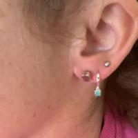 Pendientes de Plata de Primera Ley para Mujer con Motivo de Oso, Elegantes y Diferentes, Colección Cool Color - details 3