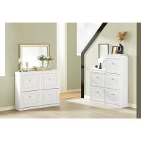 Mueble Blanco con 4 Puertas y Gran Capacidad - 105x24x83cm para Pasillo Estrecho, Recepción, Dormitorio - details 1