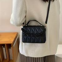 Bolso acolchado elegante para mujer de otoño e invierno, bolso bandolera de gran capacidad y conveniente, bolso de hombro, multifuncional, correa ajustable, cierre magnético seguro, adecuado para salir, ir de compras, viajar y tomar fotos - details 3