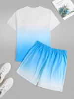Conjunto Casual de Moda para Hombres Camiseta de Cuello Redondo y Pantalones Cortos - details 10