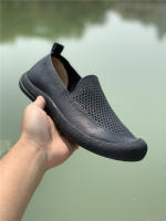 Zapatos de cuero de los hombres de cuero genuino hueco transpirable retro zapatos casuales suela suave un pedal perezoso versátil tacón plano zapatos Doudou - details 13