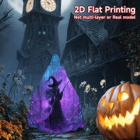 Capa con capucha gótica de varita de bruja del bosque encantado - Disfraz de Halloween lavable a máquina con brillo púrpura, sombrero de bruja y pantalones para juegos de rol masculinos y femeninos, fiestas de Halloween, temas de vampiro/señor oscuro - details 1