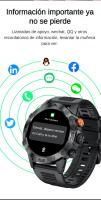 Reloj Inteligente Militar 2024 para Hombres con Llamadas, Smartwatch Deportivo con más de 100 Deportes, Reloj de Fitness, Monitor de Oxígeno en Sangre, Frecuencia Cardíaca y Sueño, Impermeable IP68, Compatible con Teléfonos Android iPhone Samsung Xiaomi - details 8