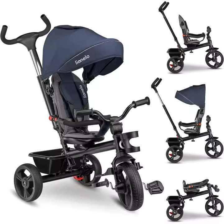 Bicicleta 2 en 1 Menores hasta 25 kg 1,5-5 años Triciclo- Carrito Cesta espaciosa - 1