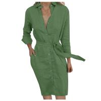 Vestido de mezclilla para mujer Vestido de blusa de mezclilla para mujer - details 5