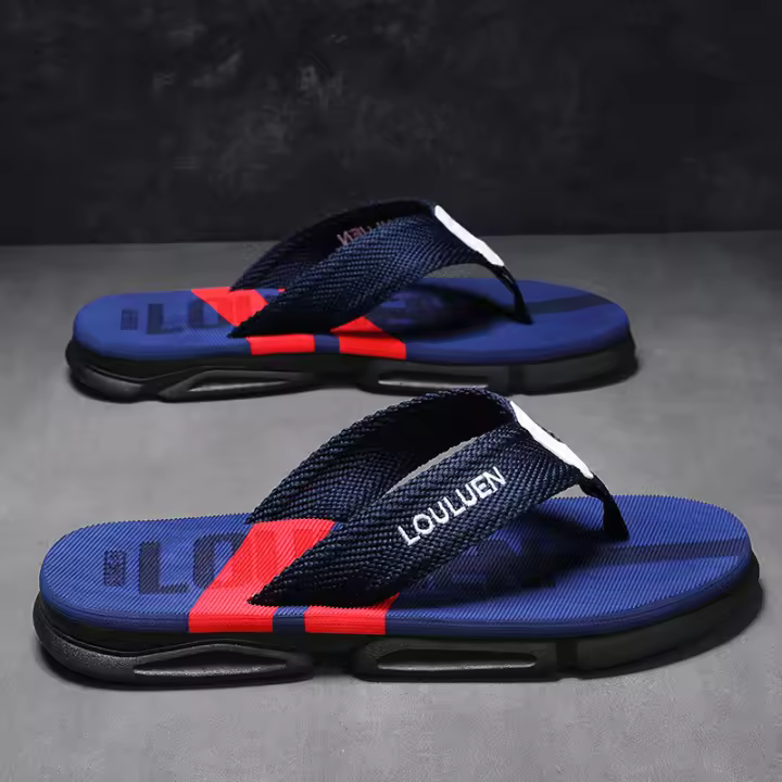 Chanclas de verano para hombres al por mayor zapatos de playa casuales al aire libre zapatillas de pellizco para hombres sandalias antideslizantes para hombres - 1