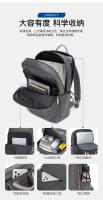 Mochila de viaje para computadora portátil Color gris Mochilas de viaje para mujer Gran capacidad para llevar en la mano Mochilas para portátil de 14 "Mochila de negocios para mujer Tela Oxford impermeable - details 9