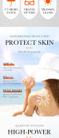 Spray de protección Solar Ultra transparente FPS 60, Protector de Aloe Vera, Reparador Solar - details 3