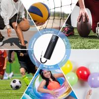 Bomba de Balones Eléctrica, Inflador Rápido Portátil, Mini Bomba de Balones con Manómetro Preciso y Pantalla LCD Digital, Bomba de Aire Recargable para Baloncesto, Fútbol, Vóley, y Fútbol - details 2
