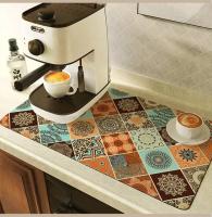 Almohadilla de drenaje para máquina de café, estera súper absorbente para secado de platos, almohadilla de drenaje para vajilla, alfombra de secado rápido, mantel individual para vajilla de cocina - details 15