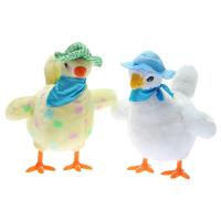Muñeca de Animal Pollo Juguete de Huevo Herramientas de Juego de Vehículos Peluche Súper Loca Eléctrica para Regalos de Navidad y Cumpleaños - details 5