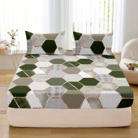 Juego De Sábanas Ajustables De 3 Piezas, Juego De Cama Con Estampado Multicolor, Suave, Cómodo Y Transpirable - details 5