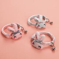Collar con campana de conejo pequeño de dibujos animados, conjunto de cuello de peluche para perro pequeño, Collar para gato, 1 ud. - details 0
