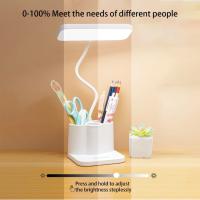 Lámpara de mesa LED USB para estudiantes universitarios, luz nocturna de lectura, protección ocular, 3 colores - details 1