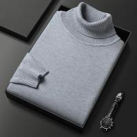 Suéter de cachemira para hombre, jersey de lana de cuello alto, suave y cálido, suéter de punto, Otoño e Invierno - details 6