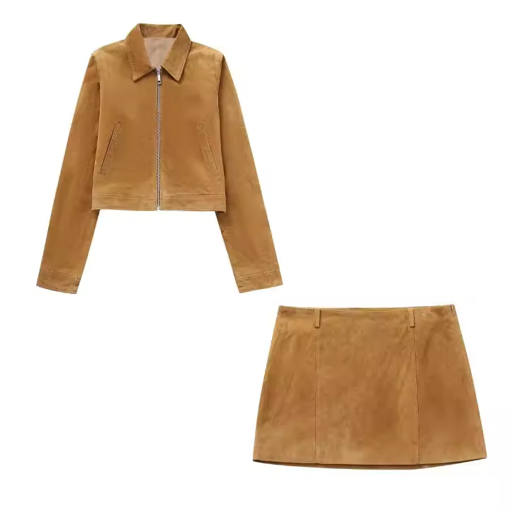 Conjunto TRE de dos piezas para mujeres europeas y americanas_ - 1