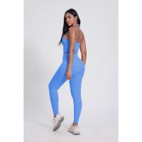 Pantalones de yoga sin costuras de diseño personalizado, cintura alta, control abdominal, leggings para correr y hacer ejercicio, pantalones de entrenamiento multicolor - details 4