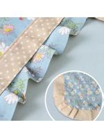 Delantal de lona antimanchas para mujer, delantal transpirable para cocina casera, delantal de trabajo para adultos, delantal Floral con correas ajustables - details 4