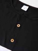 Camiseta deportiva informal de manga corta de verano para hombre, con costuras tricolores y cuello en V con muescas, estilo Henry - details 23