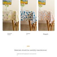 Mantel de pvc impermeable y a prueba de aceite, mantel de mesa de escritorio de jardín, tapete de mesa de centro, ins wind - details 11
