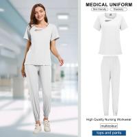 Ropa de trabajo de belleza para mujer, uniforme de enfermeras médicas, conjunto de bata quirúrgica, pantalones superiores de Spa, ropa de cuidador clínico, uniformes de enfermería, traje para correr - details 15