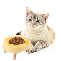 Cuenco de plástico para perros y gatos, protege las vértebras cervicales, cuenco de cuatro patas para mascotas de gran capacidad con soporte elevado, antiasfixia - details 12