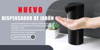 Dispensador automático de jabón para baño, desinfectante de manos inteligente con carga USB, material ABS blanco de alta calidad - details 0