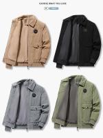 Chaqueta Casual de Corduroy para Hombres A Prueba de Viento, Cierre de Cremallera, Forro de Poliéster, Ligera para Primavera/Verano 21 - details 4