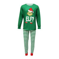 ¡Grinch Merry Grinchmas! Conjunto de pijama de Navidad a juego para adultos y niños, trajes familiares, Papá 500g,Mamá 460g,Niño 300g,Bebé 150g - details 3