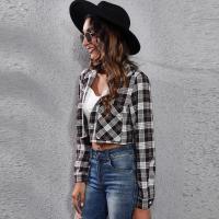 Camisa de Verano Azul a Cuadros Top Elegante para Mujer Moda Joven Novedad 2024 - details 17