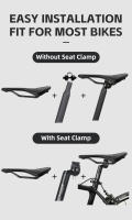 Asiento de Bicicleta Profesional WEST BIKING Ultraligero Hueco de Cuero Suave para Carreras de Bicicletas de Montaña y Carretera - details 34