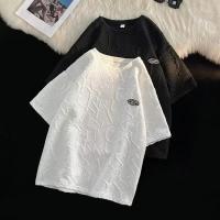 Camiseta de manga corta con cuadros Walf para hombre, traje informal de moda con pantalón deportivo de ocio de cinco puntos, verano - details 6