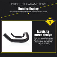 Manillar de Aluminio para Bicicleta de Carretera Fija Bullhorn para MTB 25.4mm 390mm - details 2