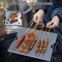 Mesa plegable de titanio para barbacoa de camping, picnic al aire libre, mochilero - details 1