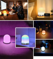 Luz LED de noche con Control remoto, luces de colores, recargable por USB, lámpara de mesita de noche para dormitorio, regalo para niños y bebés - details 3