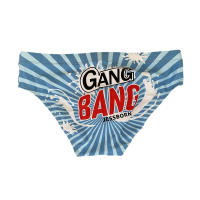 Jessborn calzoncillos de natación con estampado radial lineal para hombre, pantalones cortos de surf para playa, primavera caliente - details 6