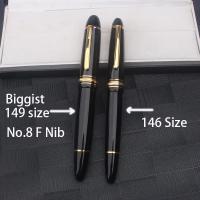 Pluma estilográfica de pistón MB 149 de tamaño más grande, sistema de pistón de cobre con punta grande número 8, 50 #     Punta - details 2