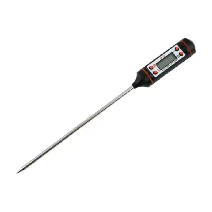 Sonda portátil de acero inoxidable, pluma de temperatura de cocción, termómetro para alimentos de cocina, medición - 1